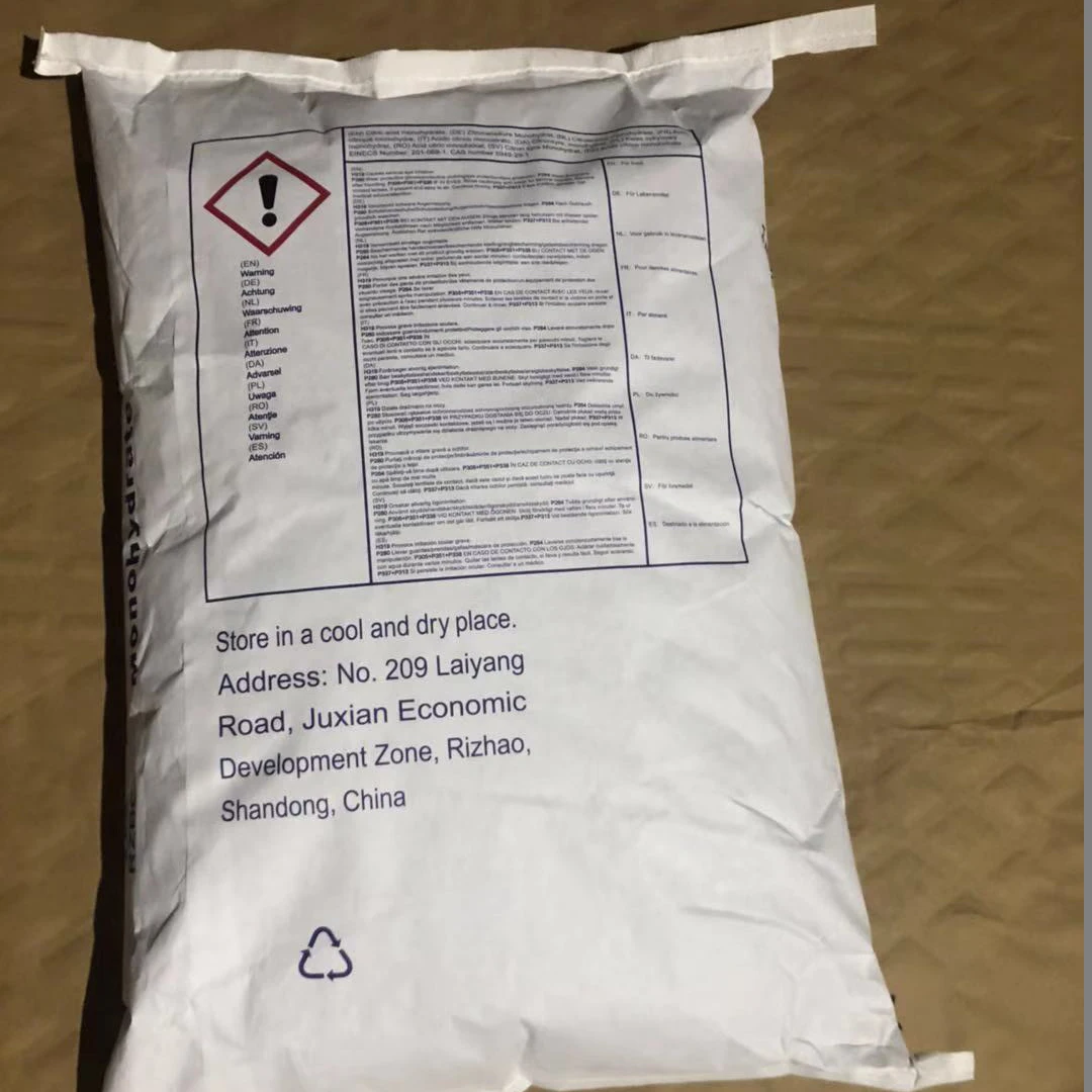 Best Price Manufacture Supply Food Grade Citric Acid Monohydrate Powder