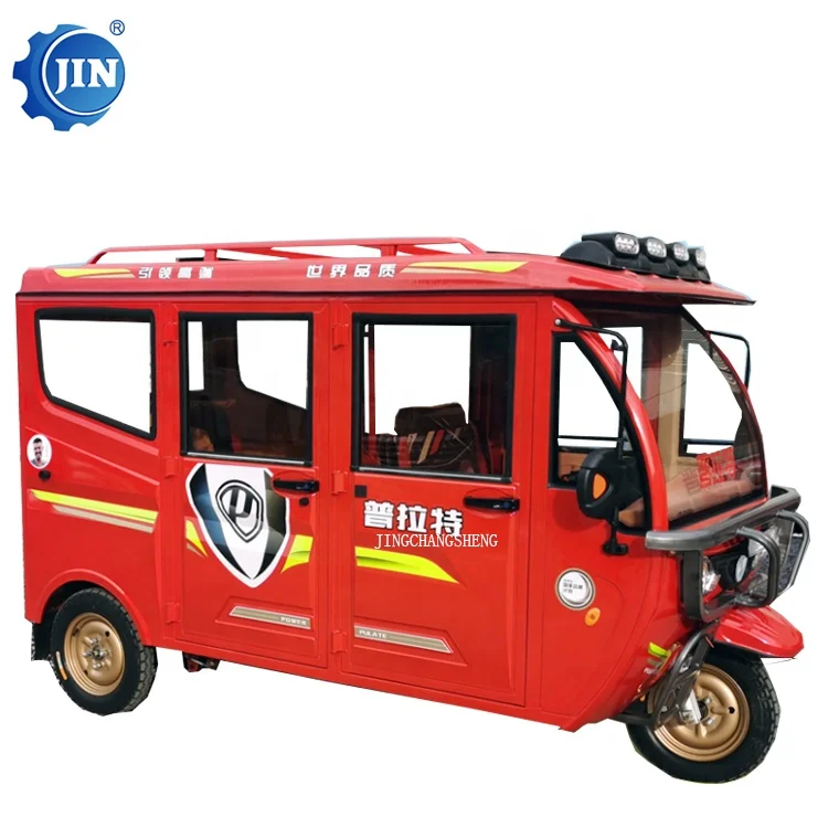 New Electric Tricycle Fully Enclosed Cabin Passenger Three Wheel Tuk Tuk