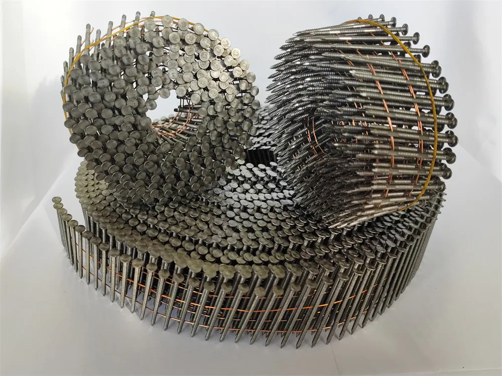 PALLET COIL NAIL wire nails screw ring smooth shank coil nails--West Yosen