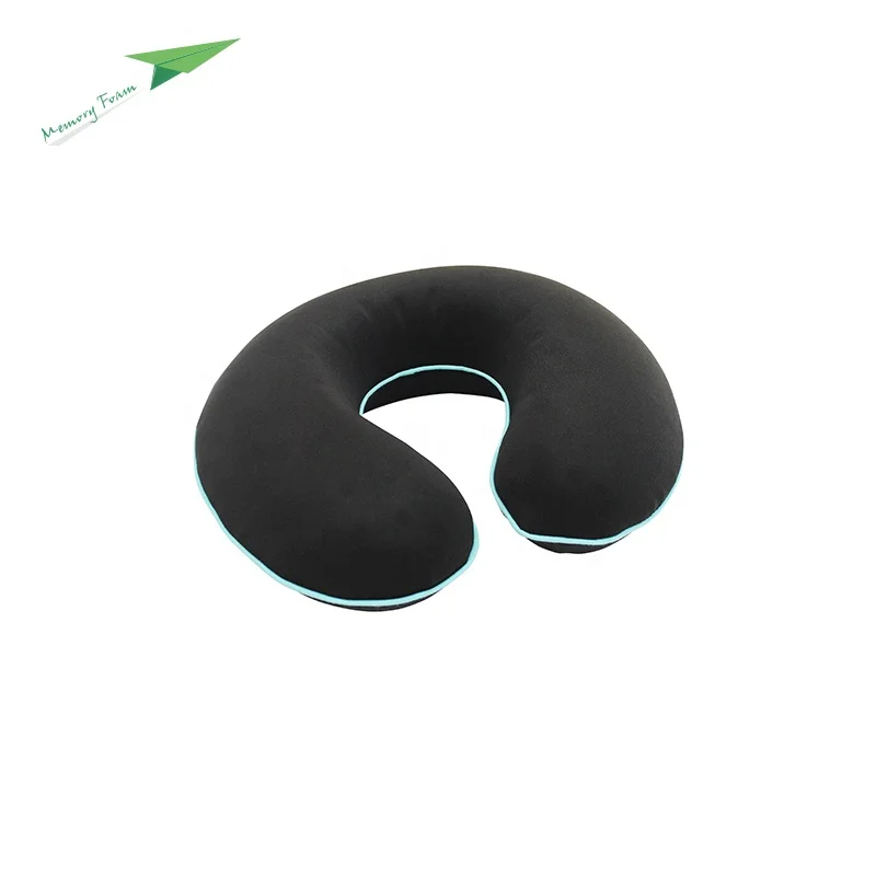 u shaped memory foam air cool travel neck massage support pillow