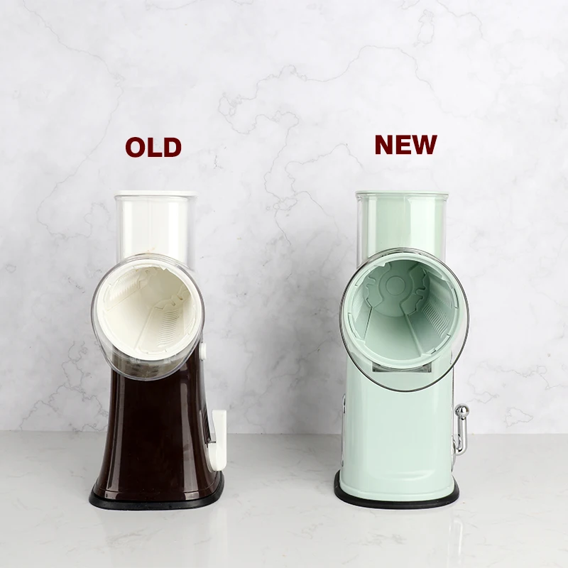 Multifunctional Stainless Steel  Madoline Rotary Drum Type Vegetable Cutter Grater Slicer