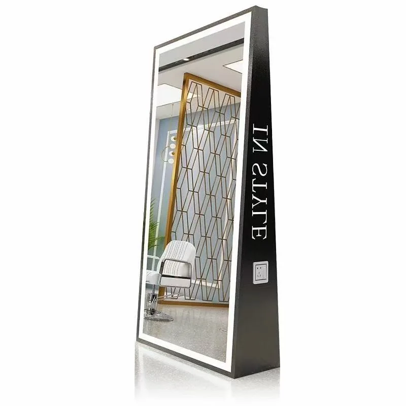 Wholesale Barber Full Length Mirror Wall Mount Decorative Double Side LED Mirror