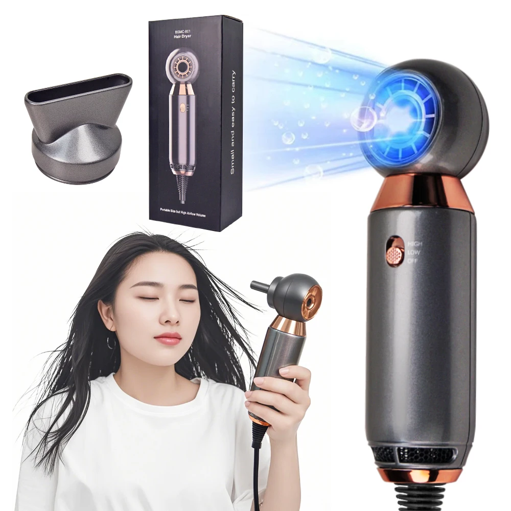 Professional Electric Handheld Hair Dryer Fast Drying Low Noise Mini Blow Dryer