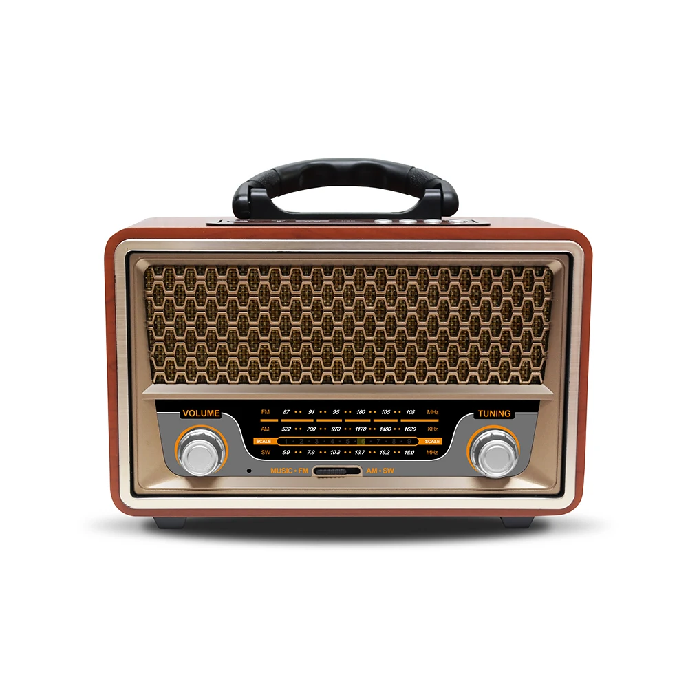 M-157BT 157bt Meier Kemai portable portatiles retro rechargeable usb mp3 sw am fm radio retro home theater system radio