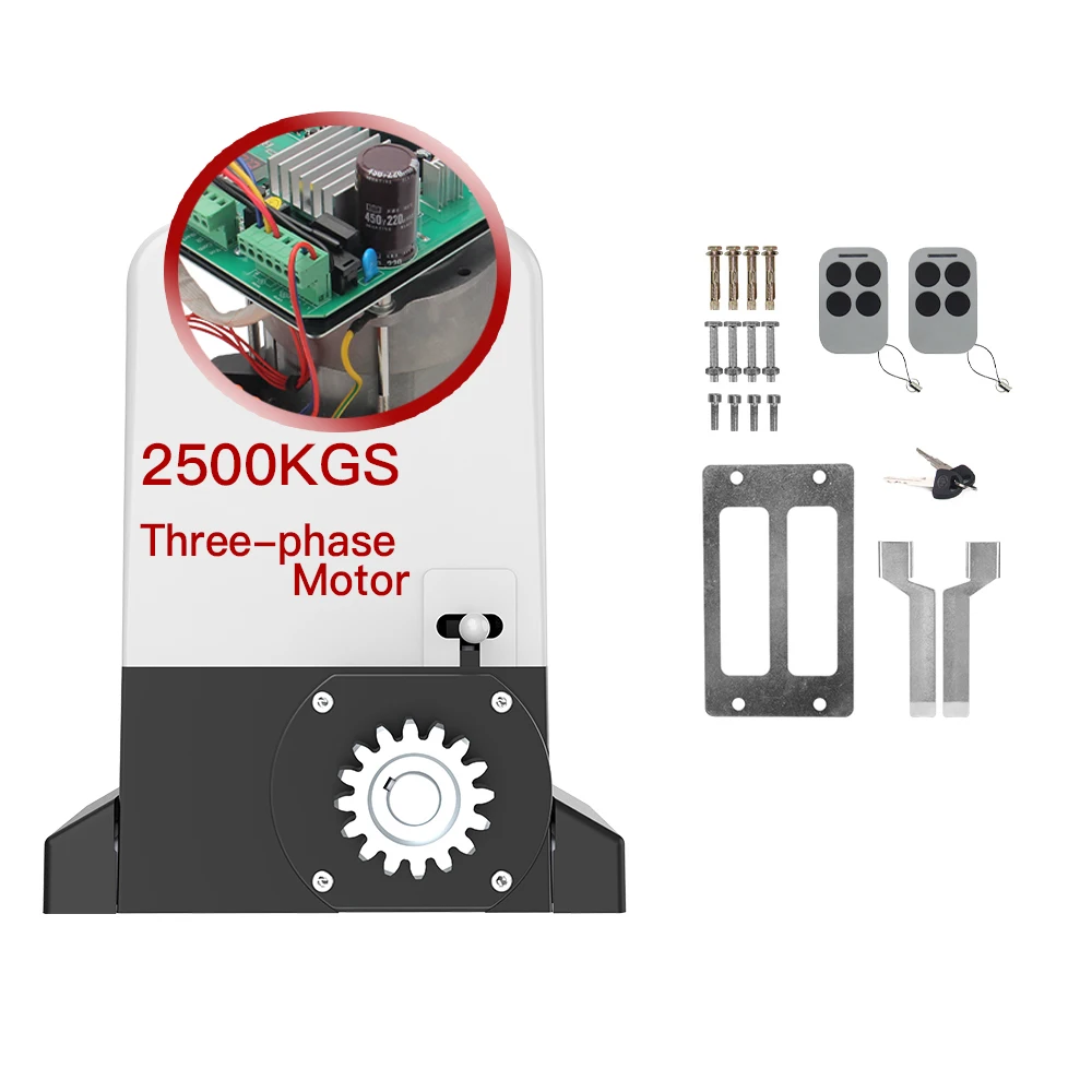 Heavy Duty Three-phase 2500kg electric auto smart app Gate Opener sliding gate motor