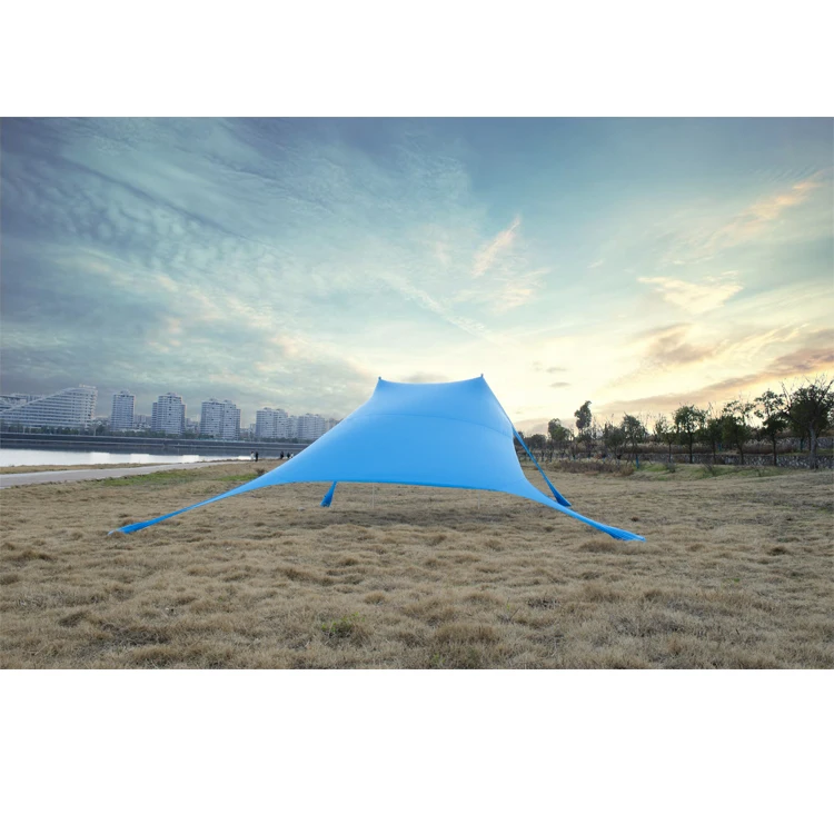 
Factory Directly Hot Sale Beach Sunshade Tarp Tent Canopy Ready To Shape 