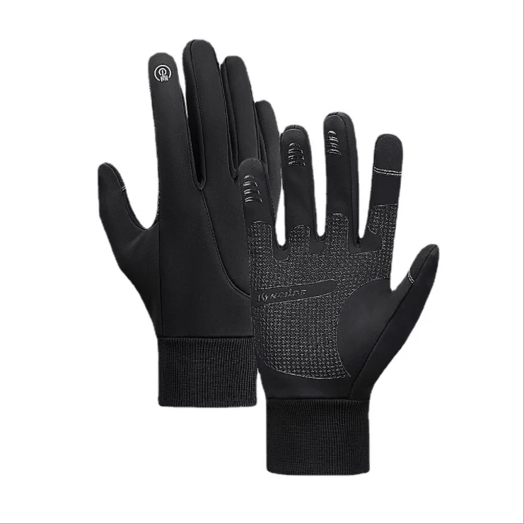 Touchscreen Gloves Anti slip Running Training Cycling Ports Winter Warm Gloves Full Finger Gloves Men (1600358587536)