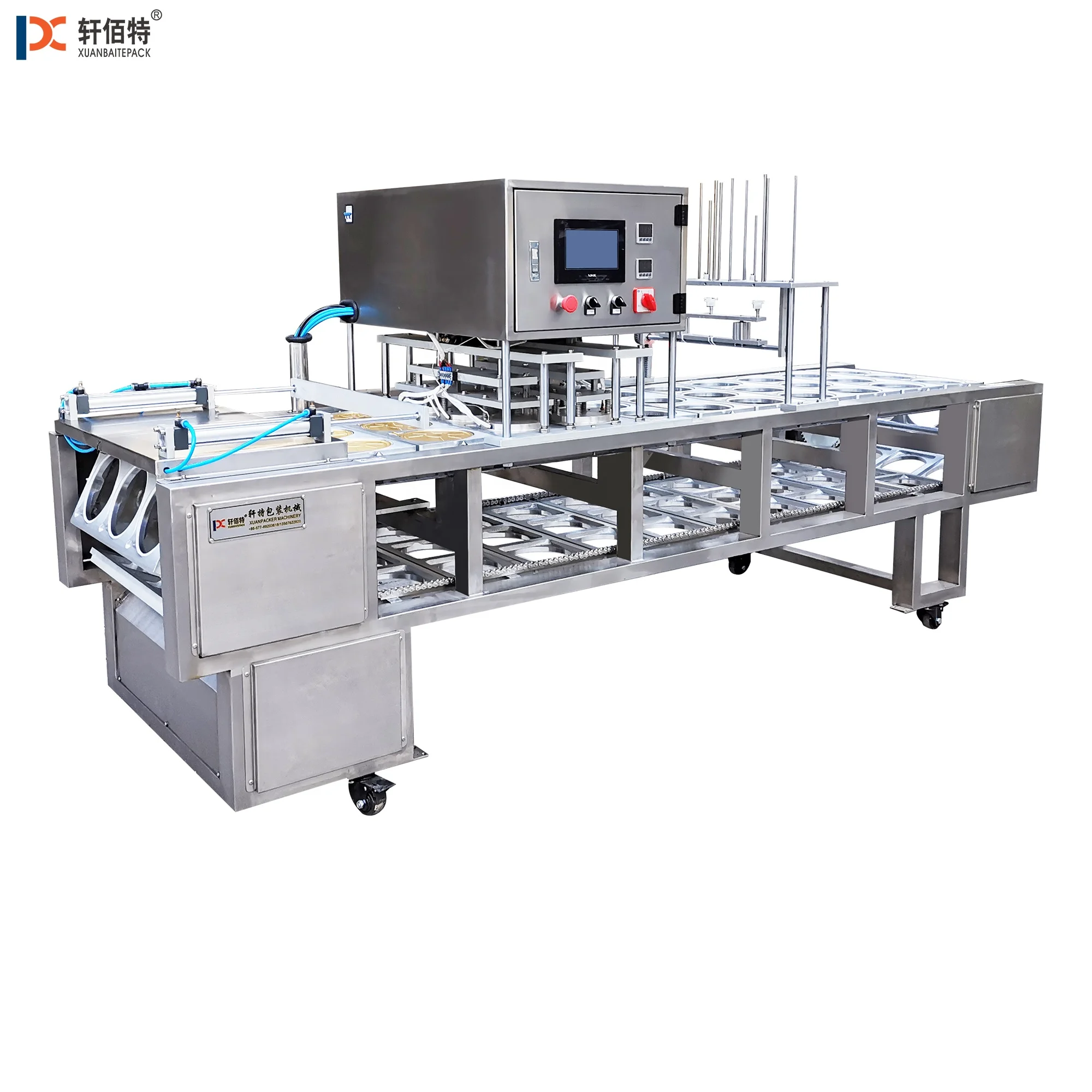 Automatic Cup Filling Sealing Machine/ Plastic Cup Sealer for Flavored Drink Stirred Yoghurt Fruit Yoghurt