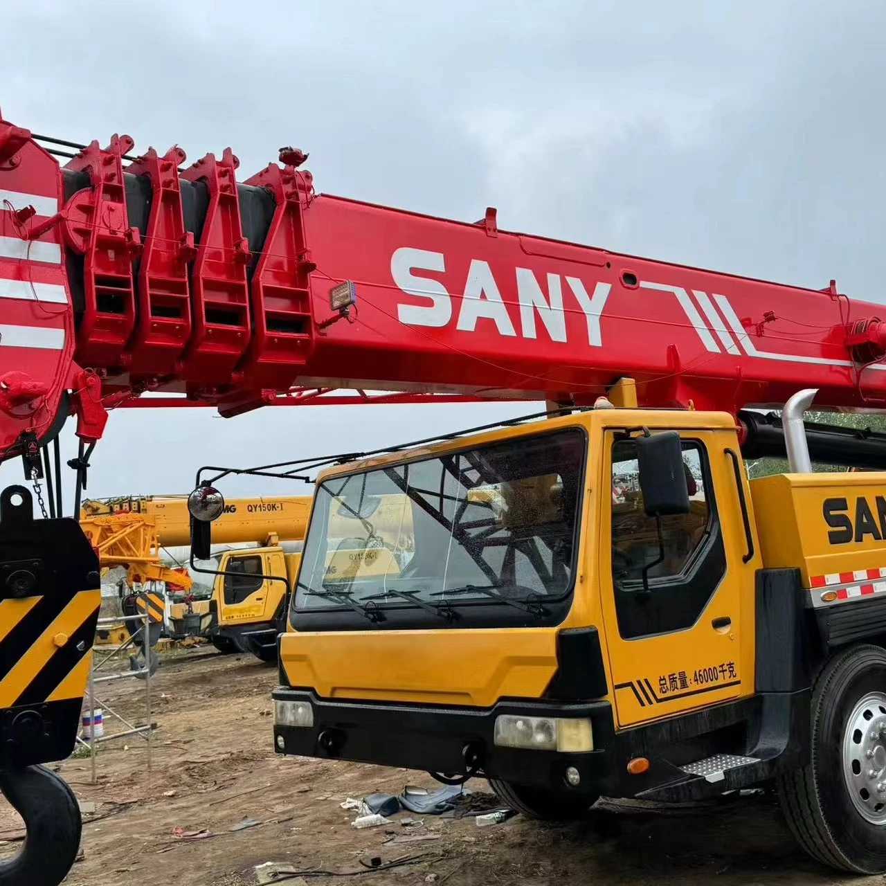 Sany QY80KD 80Ton гидравлический мобильный автокран с высотой подъема 58 1 м