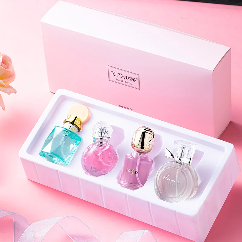 Wholesale custom perfume set 4 bottles 25ML*4 bottles of perfume in the form of long-lasting fragrance Fragrance Fragrance spray