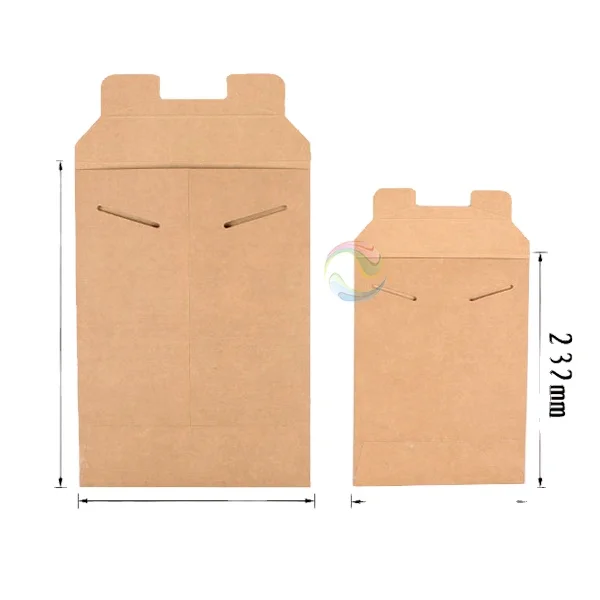 Luxury Custom A4 A5 Size Brown Kraft Paper Envelope Packaging