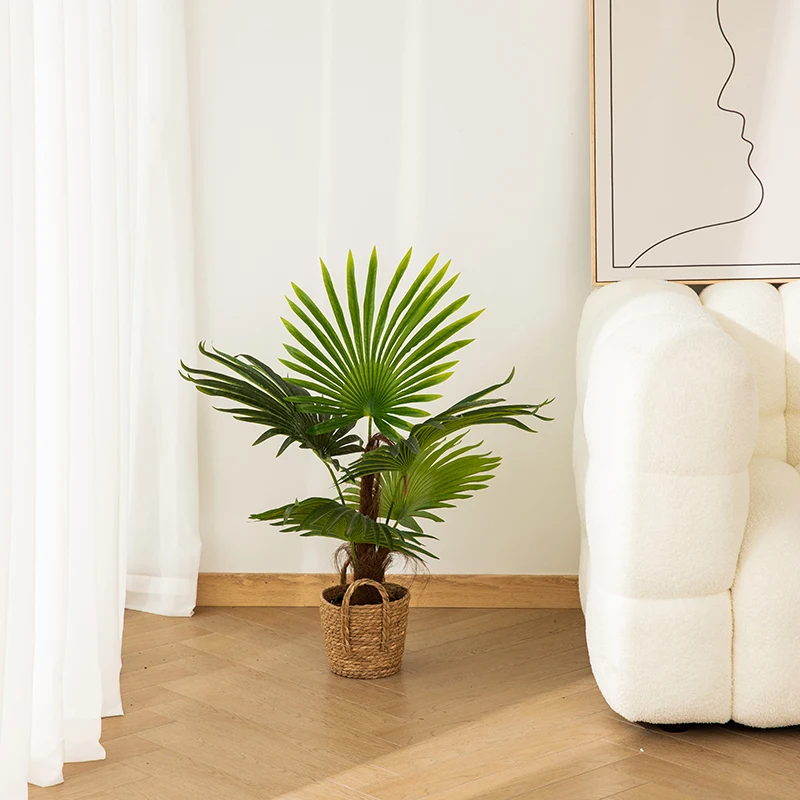High quality artificial fan palm tree faux palm tree and plants for Sale