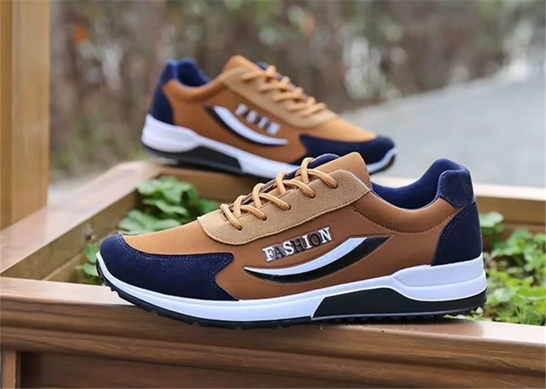New Mens sports Shoes For Foreign Trade Breathable Casual Versatile Letter Running Comfortable Trendy Simple And Single