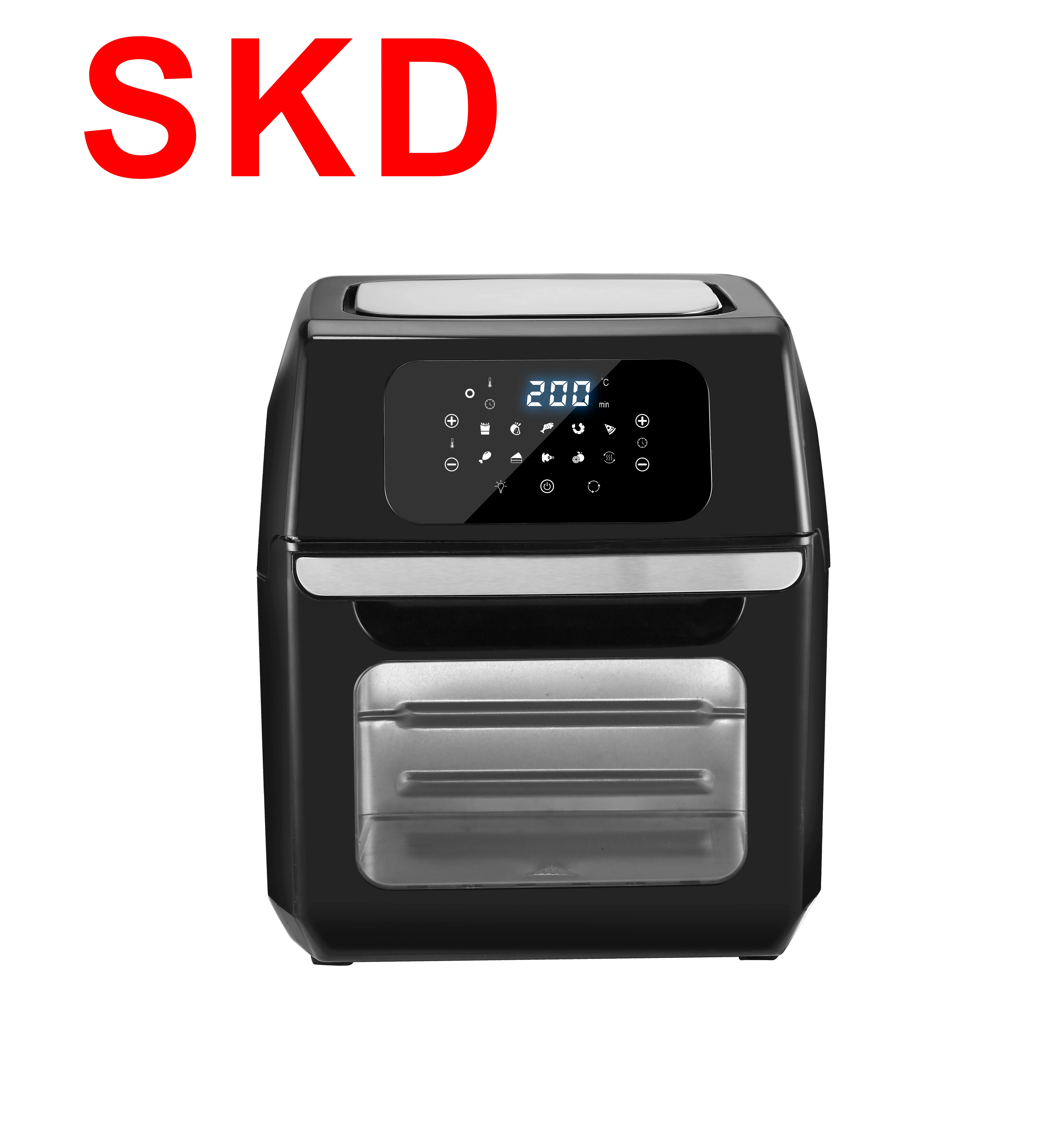 turkey SKD 1800W 12L Digital Air Fryer Oven Oilless Cooker Multi-function High Quality Air Fryer Toaster With 12 Cooking Recipes