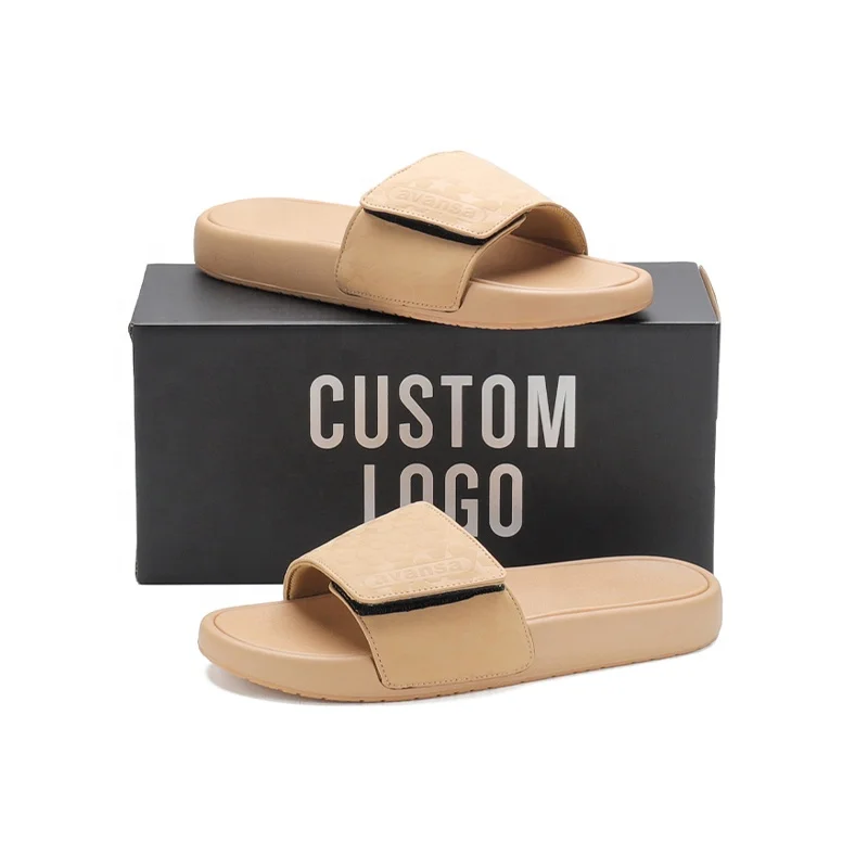 Henghao New Design Anti-Slip Custom Sandals Custom Rest Feel Slide Sandal Agility Training Footwear Orthopedic Slippers For Men