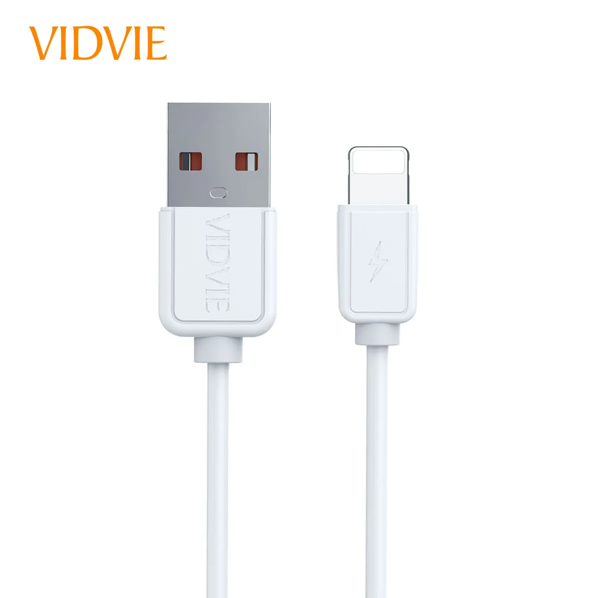 
VIDVIE High Tensile 1M 2.4A USB Data Cable 3.3ft Charging Cable For iPhone Wire 