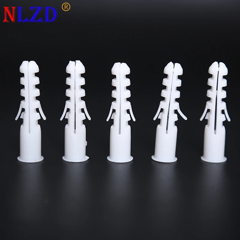 nylon Plug expansion tube plastic anchor wall plug Multi High Performance Expand Nail Wall Black 5mm Plastic Wall Plugs