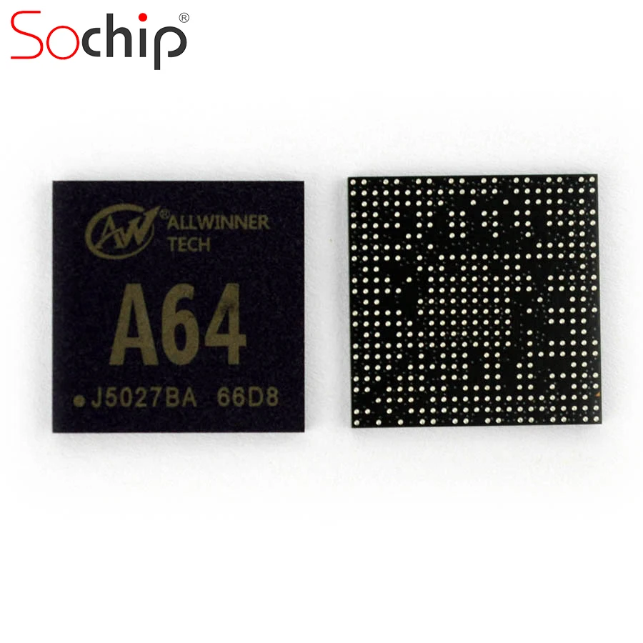 quad-core high energy Allwinner A64 which Compatible with JEDEC standard DDR2 /DDR3 /DDR3L/LPDDR2/LPDDR3 SDRAM ic chip