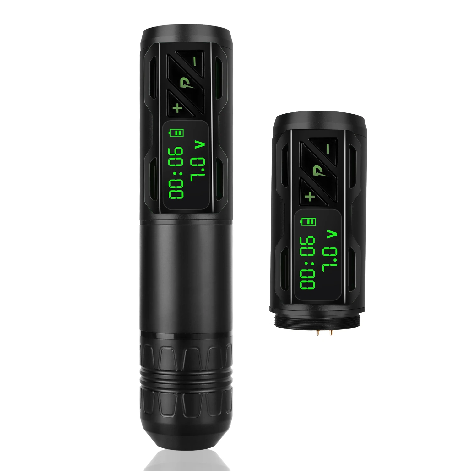 PS2 Rechargeable Rotary Tattoo Machine LED Display Tattoo Tools Strong Motor 1800 mAh Rotary Tattoo Gun for bady art