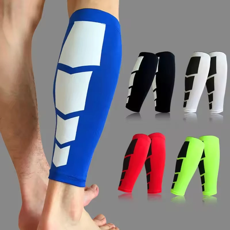 Soccer shin Brace Sport Safety Elastic Protection Nylon Compression leg Support football calf sleeves