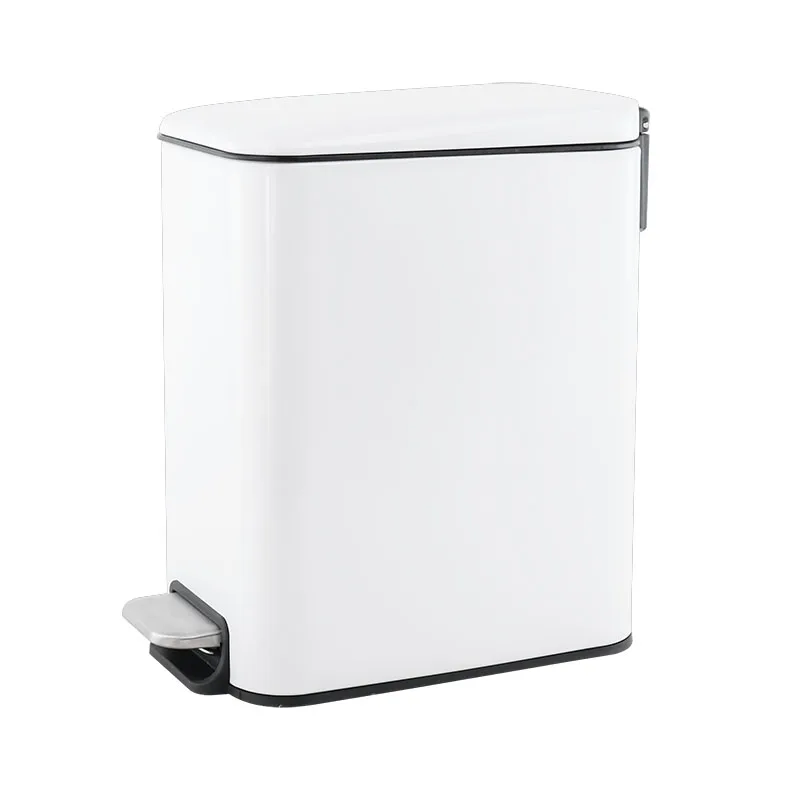 5 liters cabinet rectangular soft close stainless steel trash bin