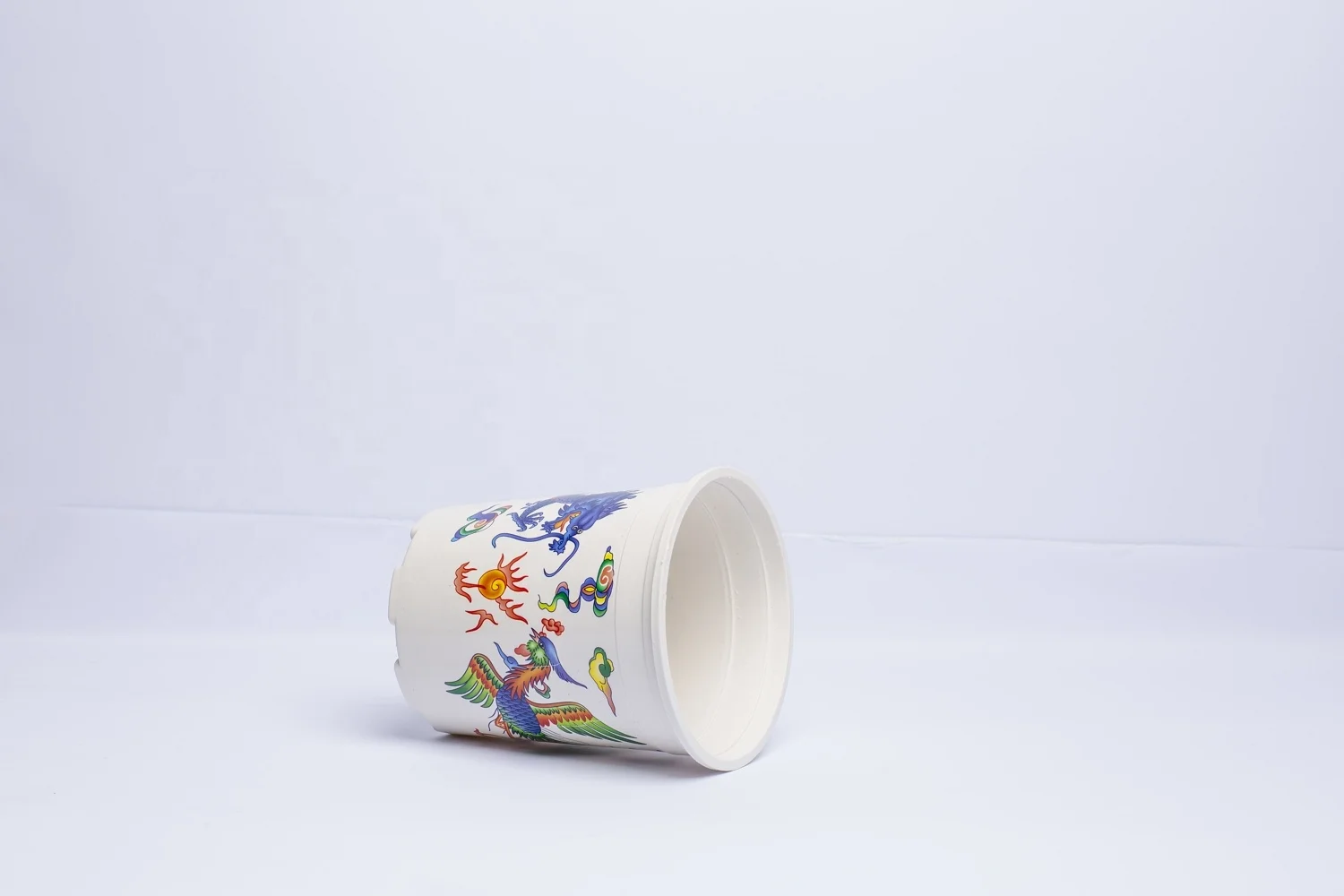 Plastic Flowerpot Feng Shui Chinese Nursery Pots for Tet Holiday Not