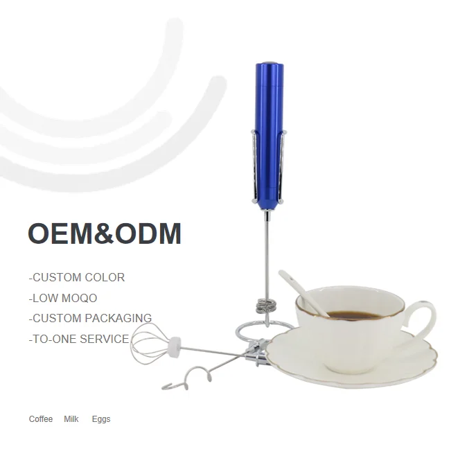 Rechargeable Milk Frother Handheld Foam Maker for Kitchen Easy to Use Milk Frother