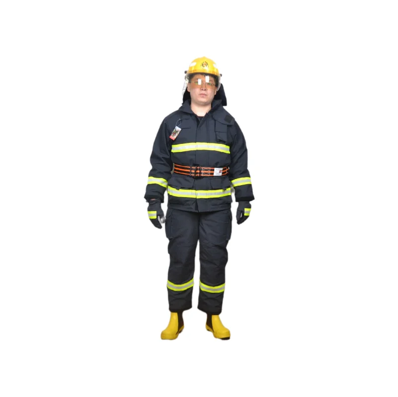 Marine Solas MED EC EN 469 Nomex Fire Fighter Fire Fighting Fireman Suit With Jacket and Trousers