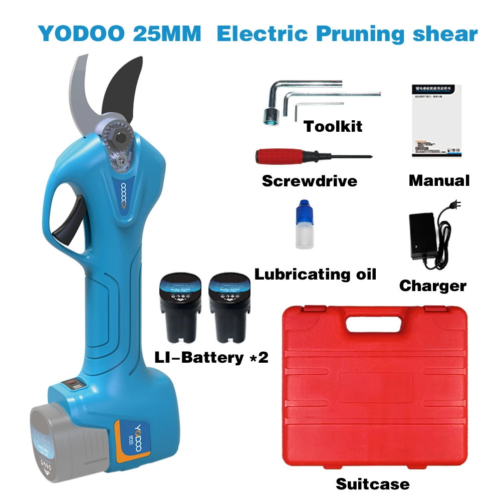 Best Electric Pruner Cordless Rechargeable Power Garden Pruning Shear electric scissors