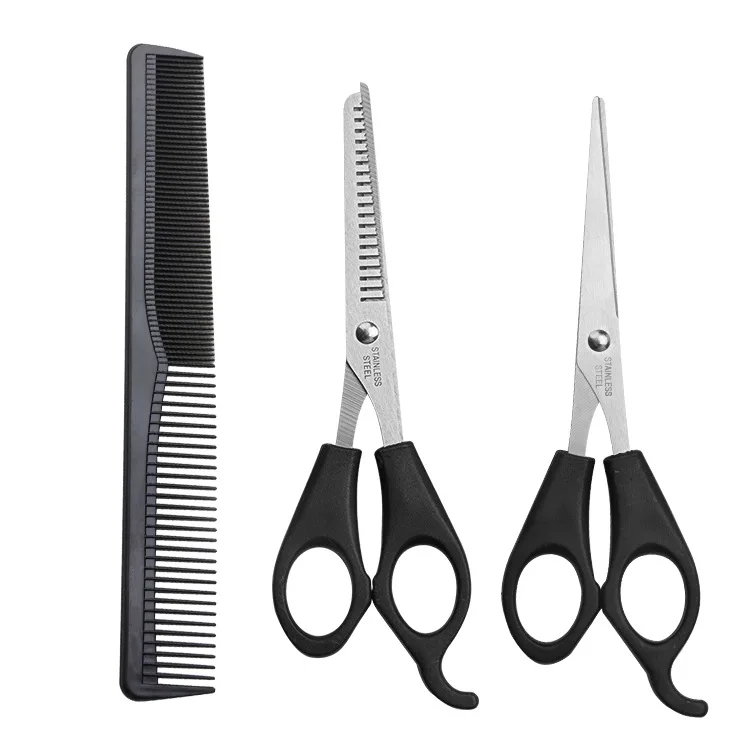 Dog Grooming Dogs Hair Cutter Stainless Steel Shears Straight Thinning Curved Pet Dog Cat Cutting Tools Grooming Scissors Set