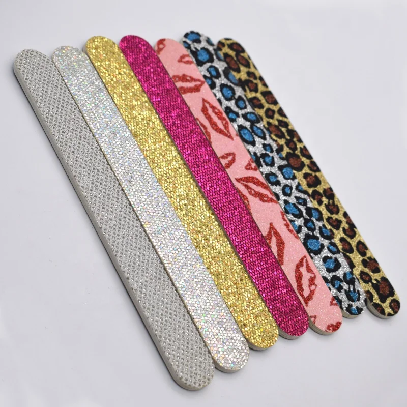 Factory wholesale glitter emery board nail file
