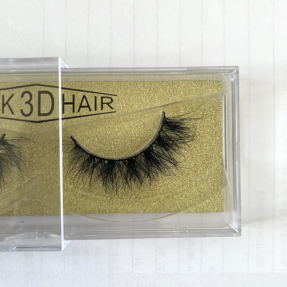  Good Selling Black Fur Mink Comfortable and Breathable False Eyelashes Natural for Eye