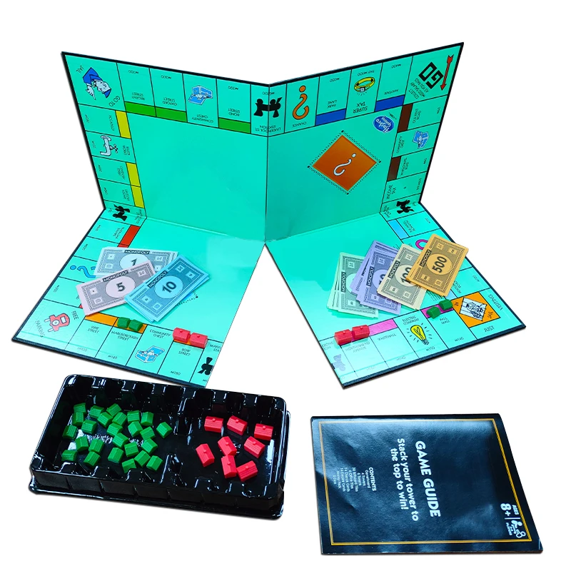 Free sample  Personality Games Creative DIY Custom Printing paper Game Board with Accessories