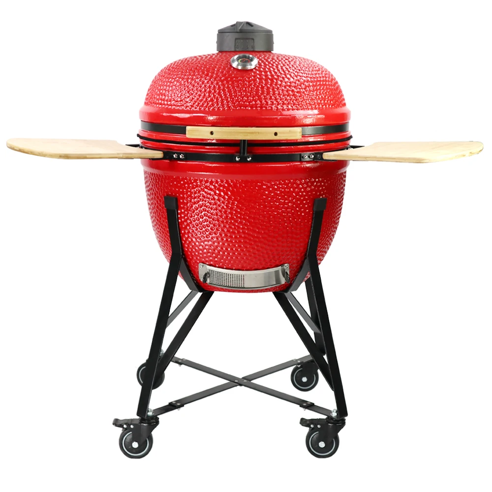 Ceramic BBQ TOPQ 25inch grills Charcoal bbq grill kamado  Parrilla Kitchen Ceramic Egg Shape Barbecue Grill