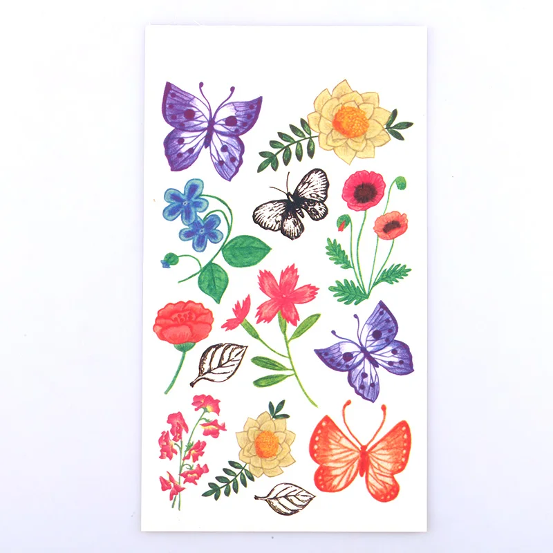 
Custom Temporary Waterproof Water Transfer Paper Printing Body Art Tattoo Sticker 