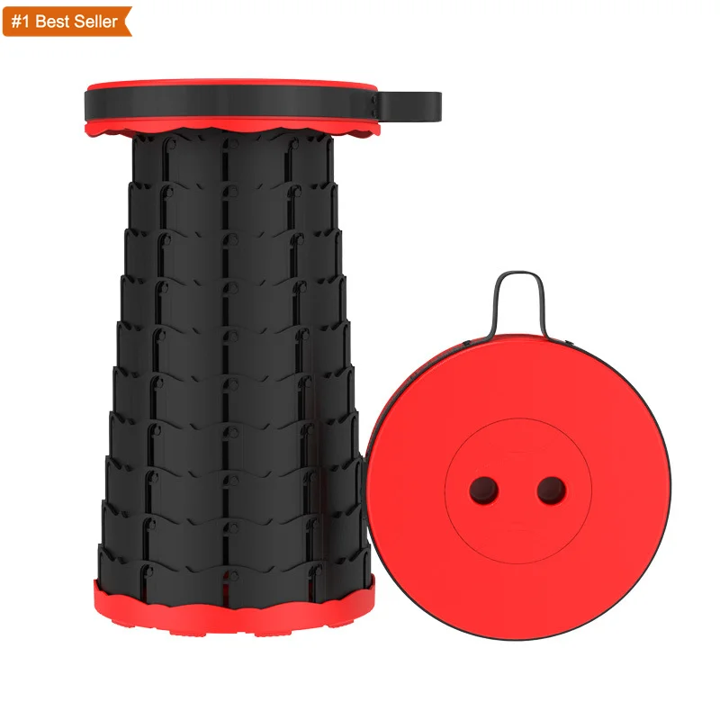 Outdoor Portable Folding Stool Retractable Plastic Small Stool Folding Chair Foldable Chair For Camping Extendable Stools