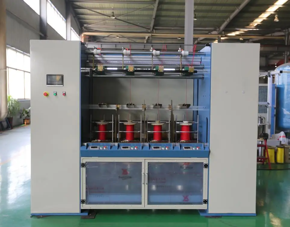 2200 Tex 2mm PP nylon cotton PP PE filament plastic twine machines twisting yarn equipment