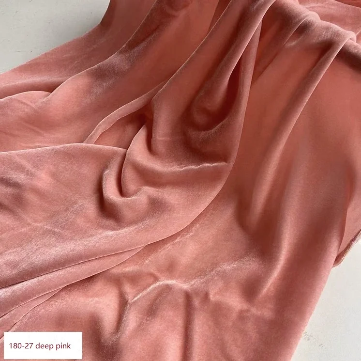 Blue purple color smooth silk adhesive rayon velvet solid color 180g 140cm width for outer garment,overcoat,outer wear,pants