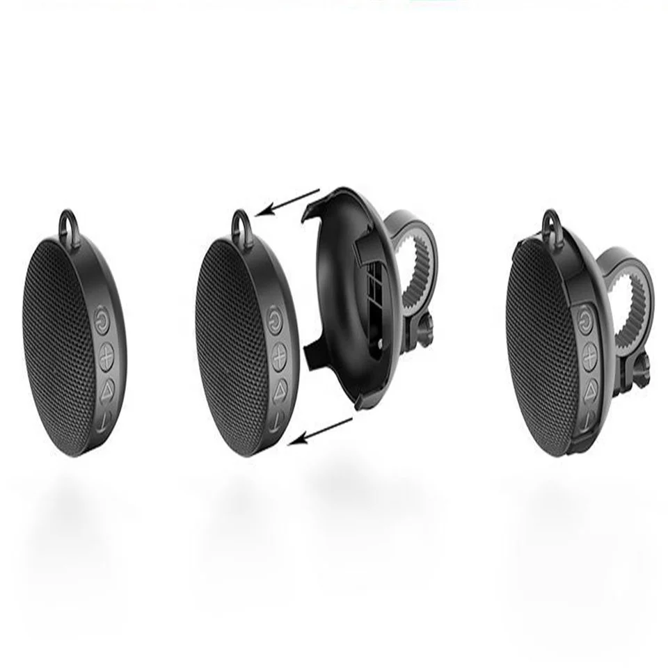  Лидер продаж портативный Bluetooth динамик для езды на велосипеде с держателем Водонепроницаемый IPX7