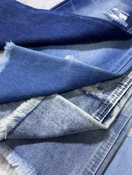 909 New Knitted Denim Fabric Suppliers Colored Slub Denim Fabric Japanese Denim Fabric