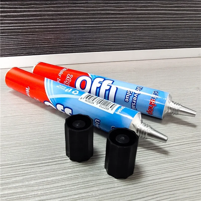 Пустые алюминиевые трубки силиконовый клей гелевые клеи Длинные насадки складные игольчатые 15 мл 20 30