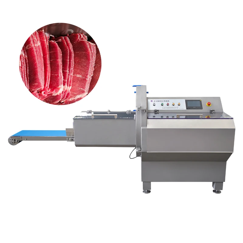 25K German imported frozen meat slicer with ham beef bacon sliced thin slices for large-scale industrial use