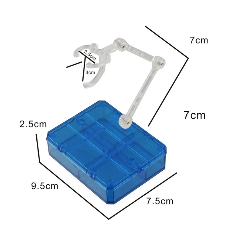 4 colors assemble Doll Mini action Figure Display holder Stand