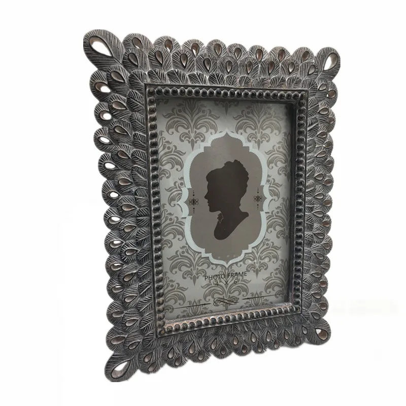Wholesale Rustic Custom Natural Table Picture Photo Frame, Vintage Bulk Table Art Imitation Wood Picture Frames For Home Decor