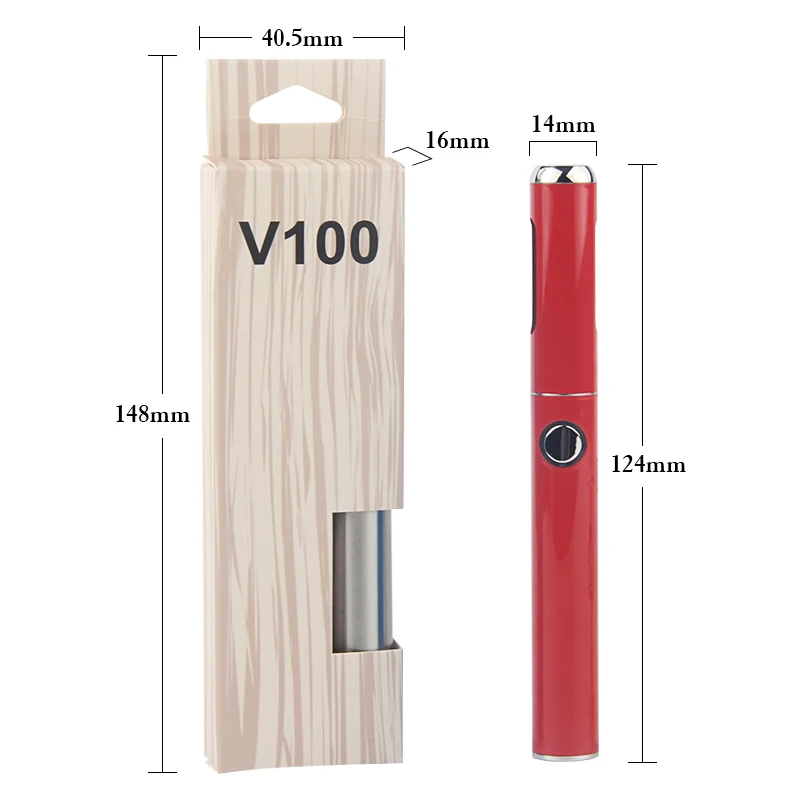 
Preheat pen vape battery V100 custom logo vaporizer pen 510 disposable cbd atomizer magnetic vape pen battery V100 