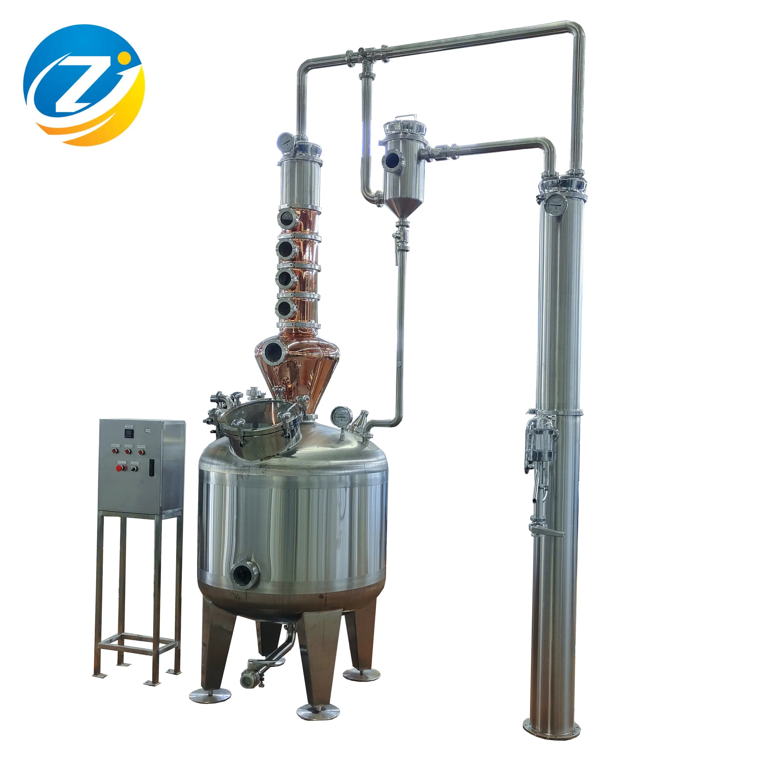 500 liter New Craft 200gallon copper distillation equipment rum brandy vodka whisky distillery alcohol still