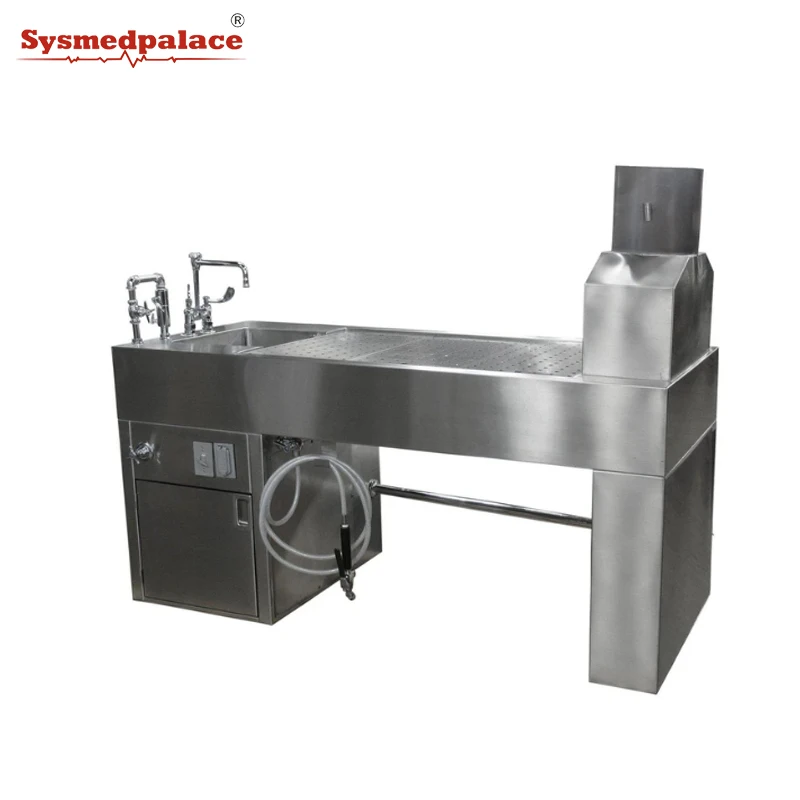 Sysmedical высокого качества с вытяжкой Necropsy рабочей станции стол для вскрытия анатомии рассечения стол на продажу