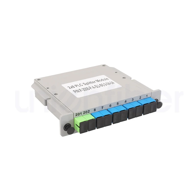 PLC 1*4 1*8 1*16 sc lc apc/upc  plc splitter with connector plc lgx 1x4  Cassette Fiber Optic Lgx