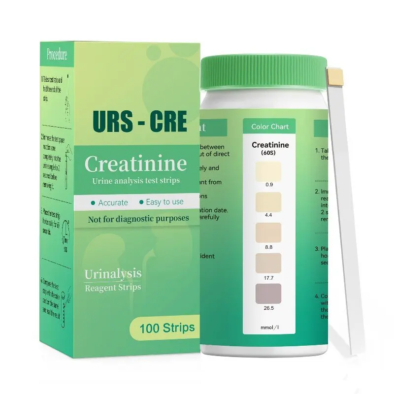 Creatinine  ACR Urine Test Strips at Home Urinalysis Sticks for Kidney Function Impairment