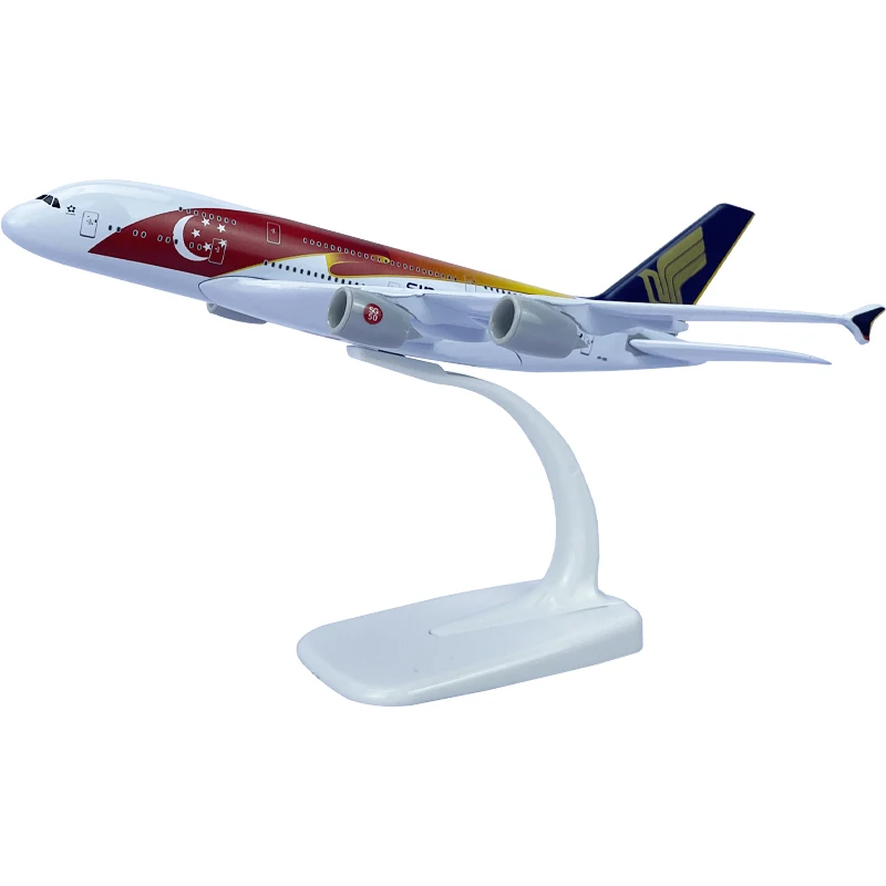2025 Wholesale Custom Plastic Diecast Toys, Luxury High Quality New Aircraft  A380 Airplane Model